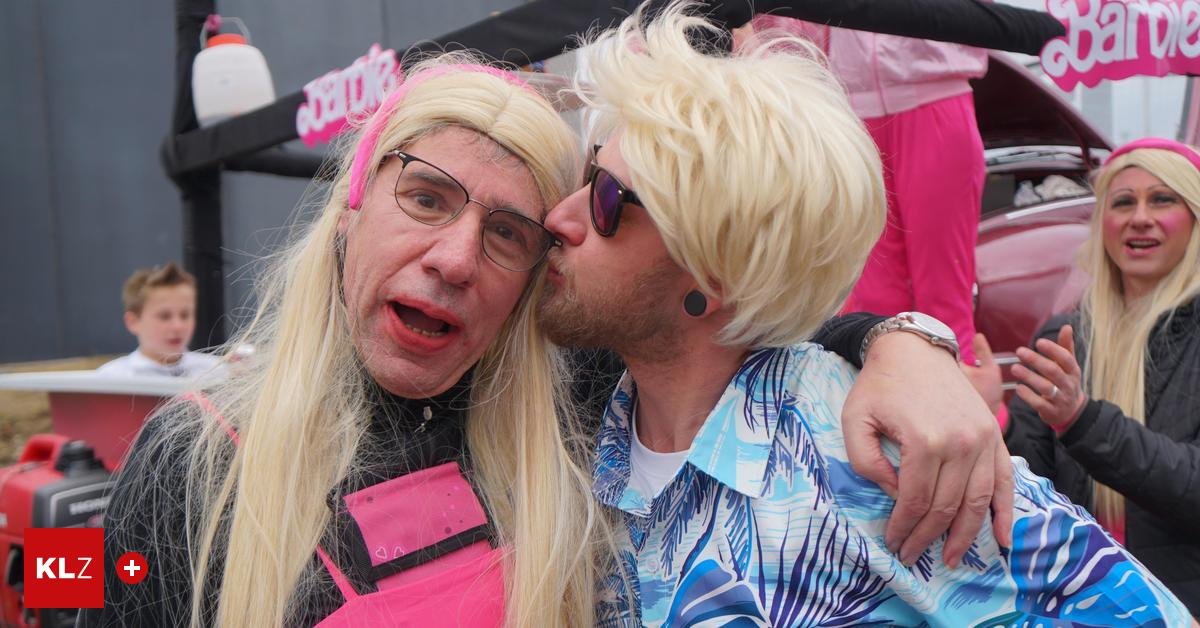  Fasching: Bad St. Leonharder Faschingsumzug Illustration 